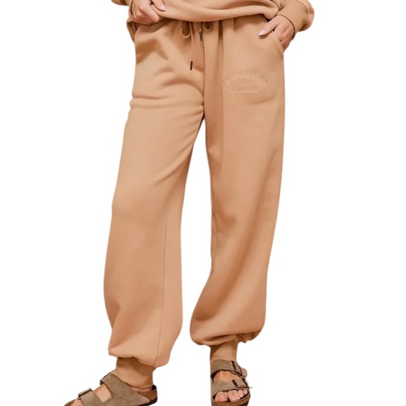 Pants - Casual Tan Joggers for Women